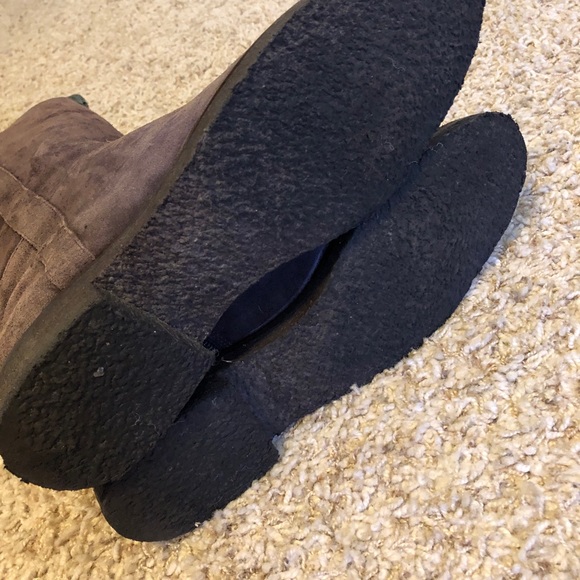 Brown Suede zip up boots - Picture 5 of 8